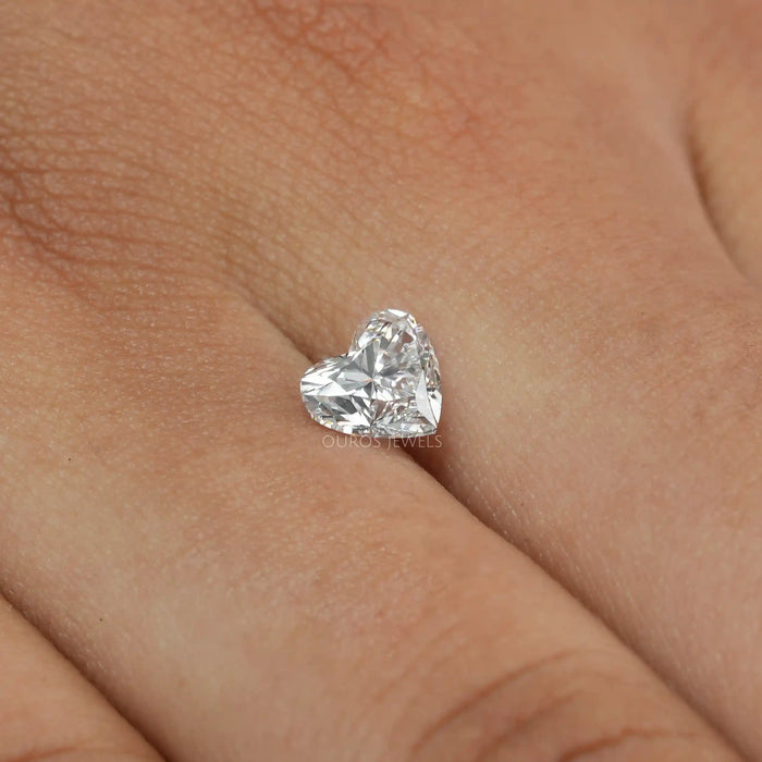 Heart shaped loose diamond, best for solitaire engagement rings and pendants