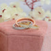 [Russian Diamond Anniversary Gold Ring]-[Ouros Jewels]