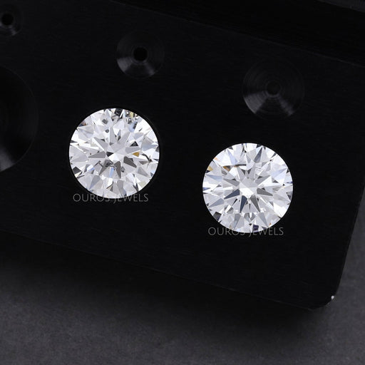 [Top View Of Facets In Round Diamonds]-[Ouros Jewels]