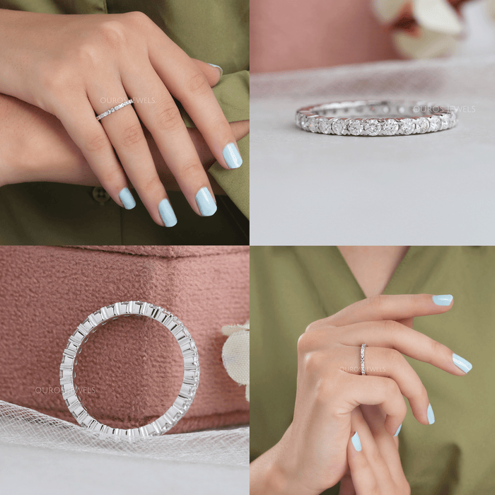 [Eternity Ring On Finger]-[Ouros Jewels]