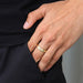 [Stylish & Rich Looking Baguette Cut Lab Diamond Men's Ring]-[Ouros Jewels]