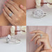 [Lovely Round Diamond Solitaire Ring For Anniversary Gift]-[Ouros Jewels]