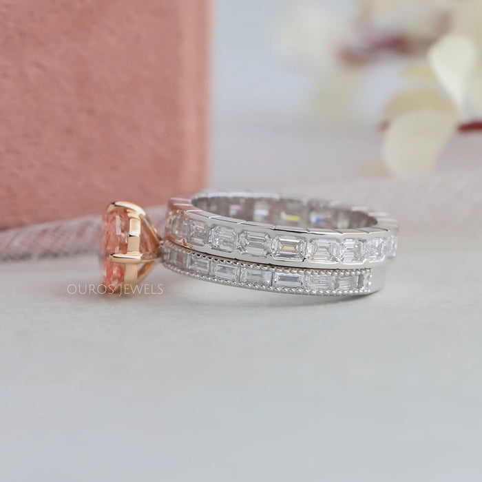 [Radiant Cut Wedding Ring]-[Ouros Jewels]