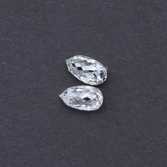 [Unique Pineapple Cut Pair Of Lab Made Loose Diamond]-[Ouros Jewels] 