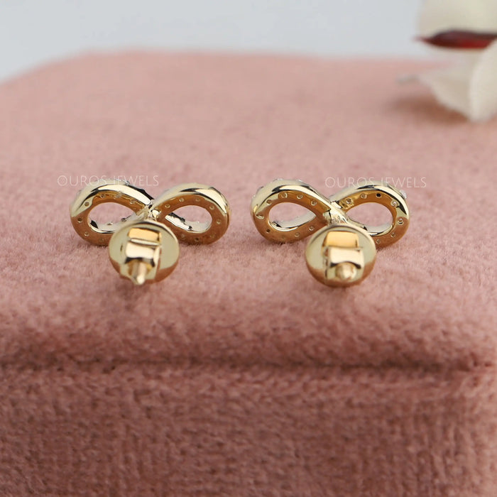 [14K Yellow Gold Screw Back Earrings]-[Ouros Jewels]