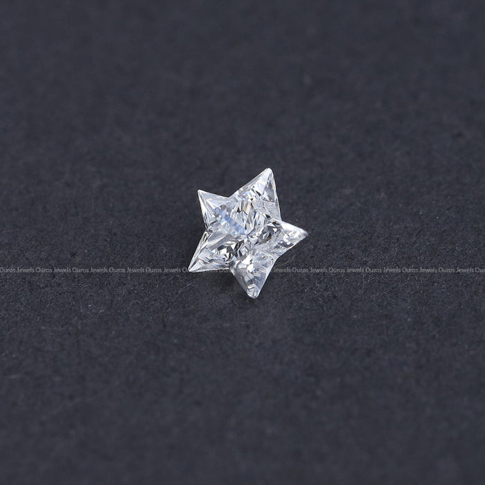 [0.70 Carat Unique Star Cut Lab Grown Diamond]-[Ouros Jewels]