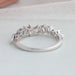 Stunning diamond ring features multi-shape diamonds of elegantly set to create a gorgeous diamond band