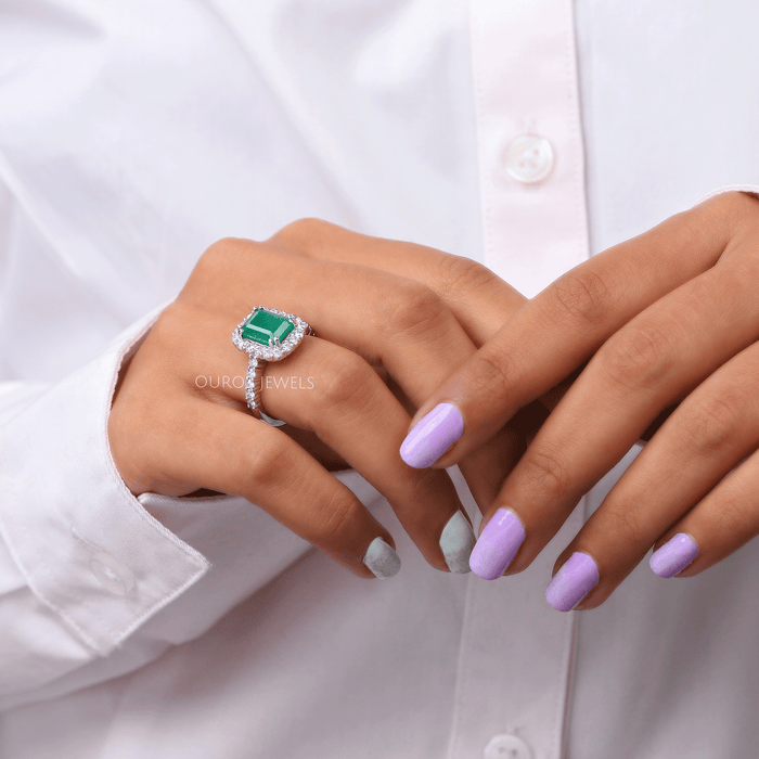 Emerald sales ring settings