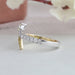 [Side View of Bypass Shank Engagement Ring]-[Ouros Jewels]