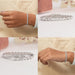 Collage of pear shaped lab grown diamond tennis bracelet in solid white gold