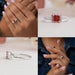 Collage of Oval cut Eco Friendly Diamond Engagement Ring