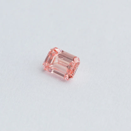 1.05 Carat Pink Emerald Cut Lab Diamond