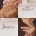 Collage of Princess cut eco friendly diamond Engagement Ring