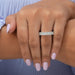 In Finger Look Of Radiant Lab Created Diamond Eternity Band