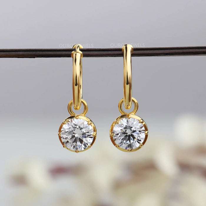Drilled Diamond Dangle- Marquise