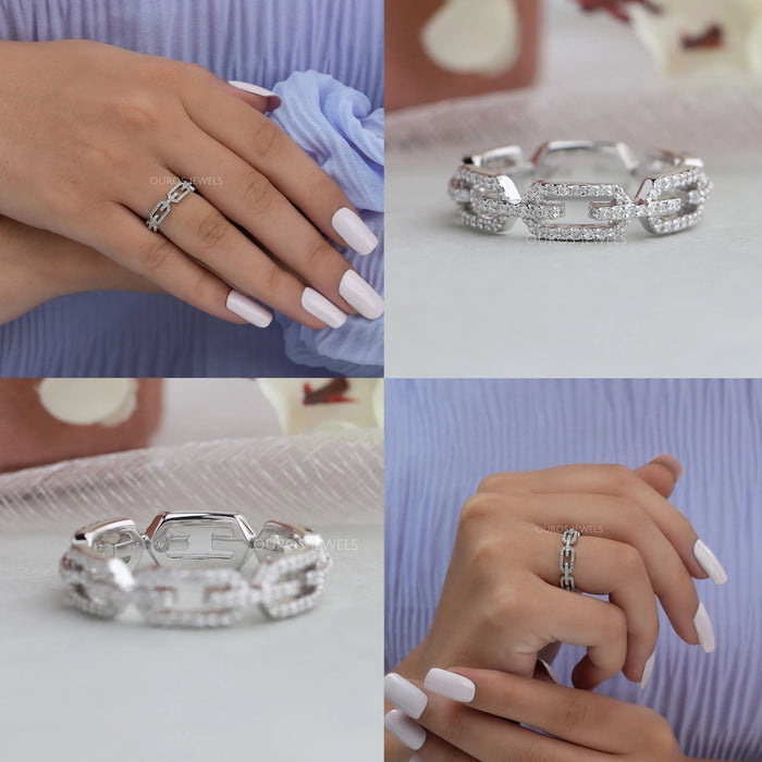 [Lab Diamond Anniversary Ring]-[Ouros Jewels]