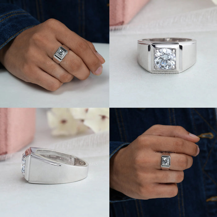 Diamond Jewellery - 14KT Men's Ring Rose Gold | Narayan Das Saraff & Sons  Jewellers