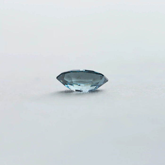 [Blue Oval Lab Diamond]-[Ouros Jewels]
