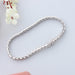 [Elegant Baguette And Round Cluster Diamond Tennis Bracelet]-[Ouros Jewels]
