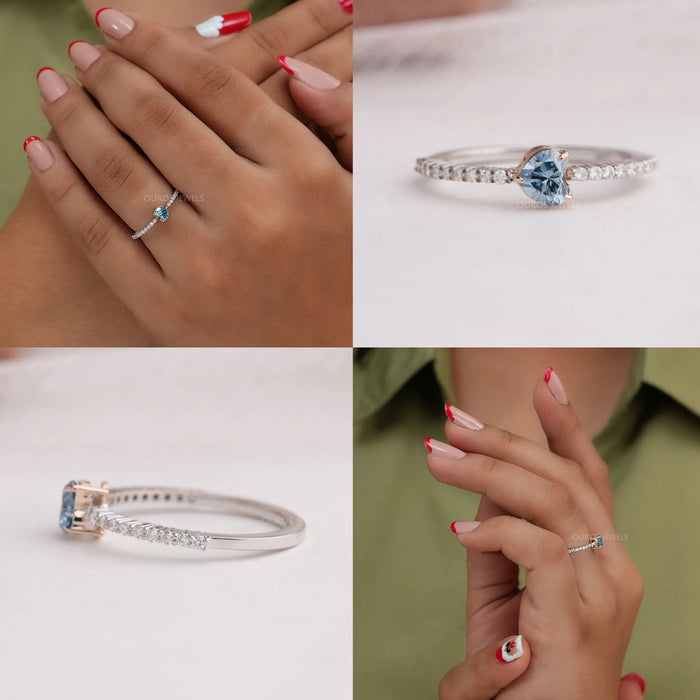 Buy Anushka Sharma Golden Triple Heart Ring for Women Online in India