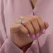 [3 Piece Bridal Wedding Ring Set]-[Ouros Jewels]