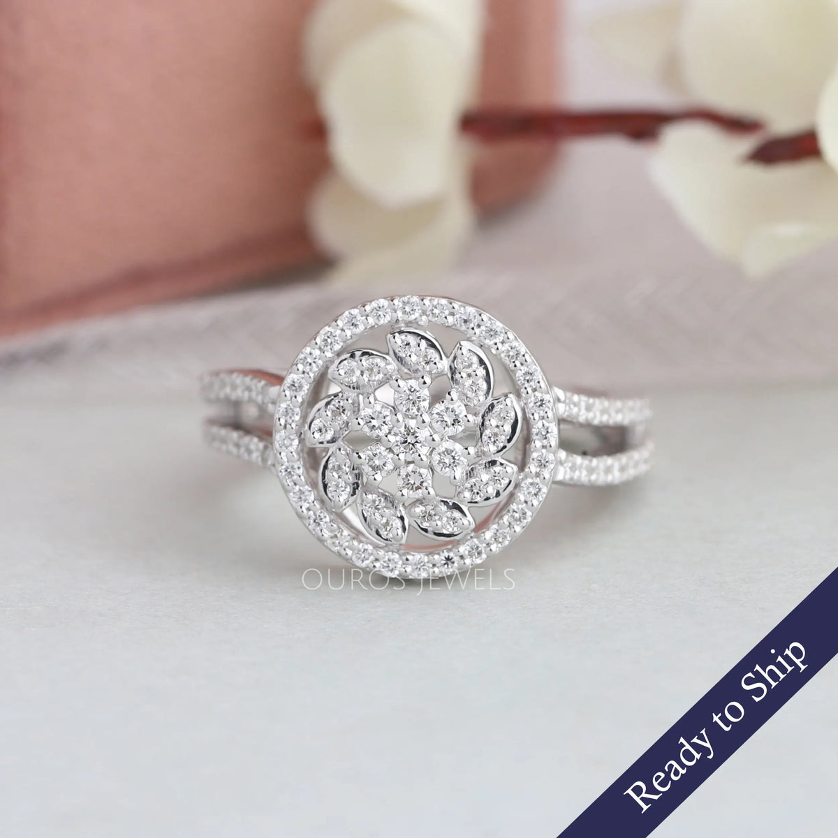 P.P. Jewellers Chandigarh - This diamond ring stands as a breathtaking  symbol of eternal beauty and timeless grace. Its dazzling gem, meticulously  set in an artful design, radiates a brilliance that mirrors