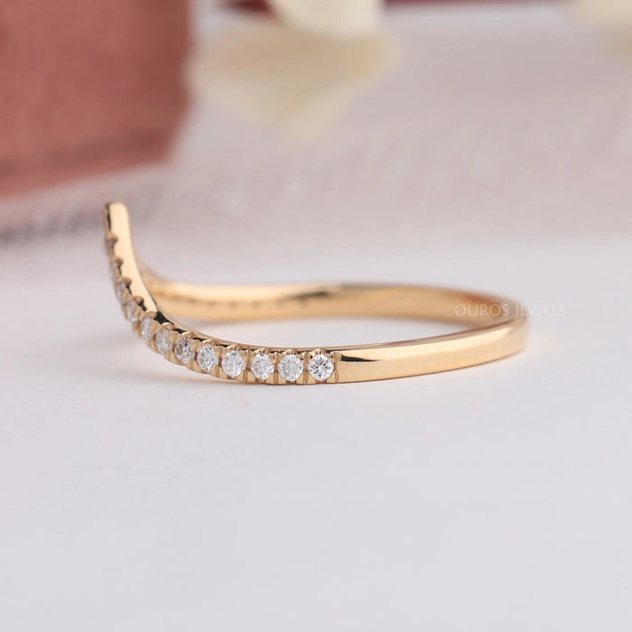 [Round Cut Nesting Diamond Ring]-[Ouros Jewels]