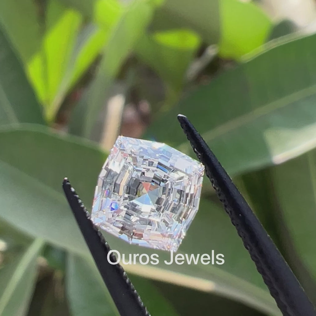 [ Video of Antique Tycoon Cut Lab Diamond]-[Ouros Jewels]