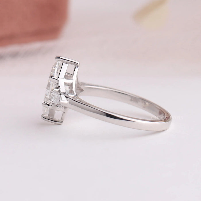 [Platinum Diamond Engagement Ring]-[Ouros Jewels]