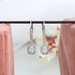 [Pair View of Emerald Cut Diamond Earrings]-[Ouros Jewels]