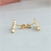 [Threaded Post Setting For Bridal Earrings]-[Ouros Jewels]