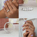 [Radiant Lab Created Diamond Ring]-[Ouros Jewels]