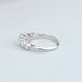 [18k White Gold Diamond Ring]-[Ouros Jewels]