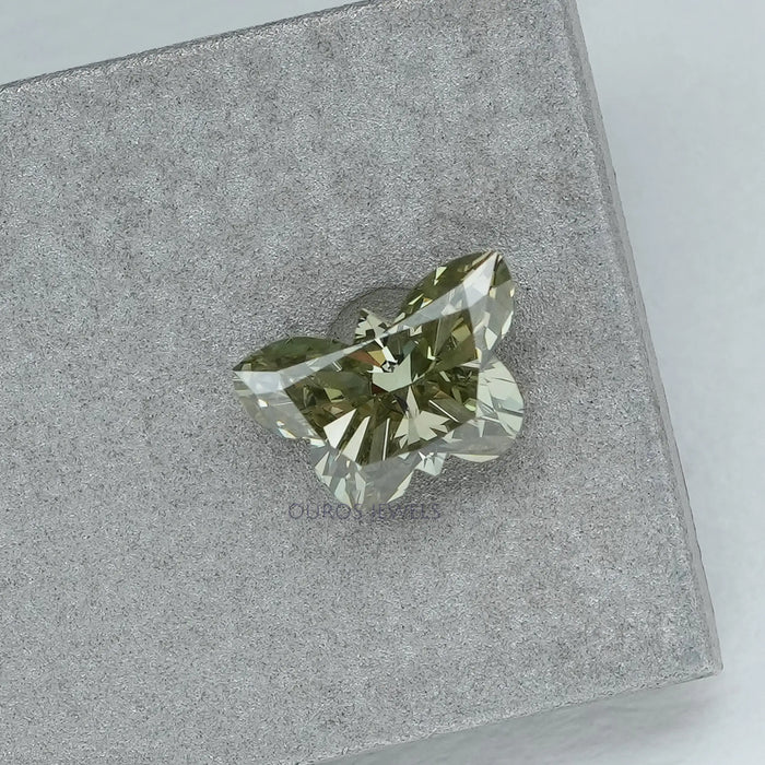 0.52 Carat Green Butterfly Lab Grown Diamond