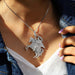 [Exequisite Looks of Perfect Sized Horse and Rider Pendant]-[Ouros Jewels]