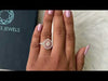 Youtube video of pear diamond triple halo engagement ring