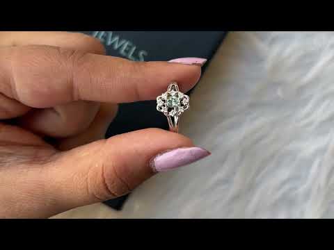 YouTube video of Oval Shaped Diamond Engagement Ring.