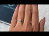 YouTube video of Green Oval Shaped Engagement Ring