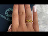 Youtube video of four stone emerald and marquise cut multi shape diamond ring