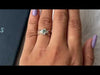 YouTube video of Vintage Asscher Cut Diamond Ring.