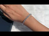 [Youtube Video of Emerald Cut Tennis Bracelet]-[Oueos Jewels]