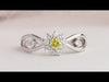 Youtube video of round cut halo diamond anniversary ring