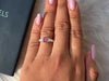 Youtube Video Of Pink Cushion Three Stone Engagement Ring 