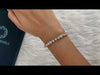 [Youtube Video of Round Lab Diamond Bezel Set Bracelet]-[Ouros Jewels]