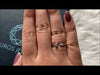 [Youtube Video of Green Radiant Round Diamond in Pear Shape Dainty Ring]-[Ouros Jewels]