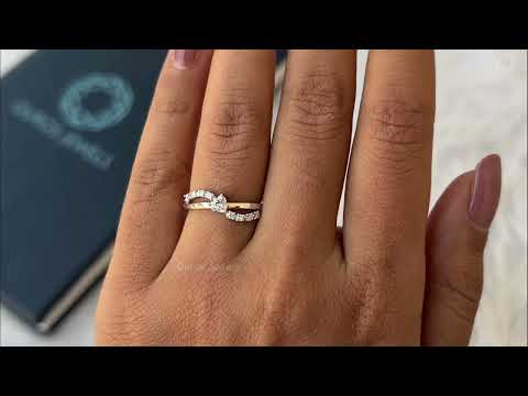 [Youtube Video of Heart Diamond Solitaire Ring]-[Ouros Jewels]