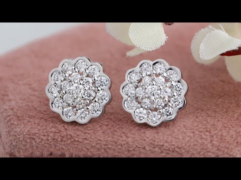  YouTube video of Flower Earrings Gold