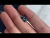 [Youtube Video of Blue Pear Stud Diamodn Earrings]-[Ouros Jewels]