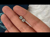 Youtube video of cushion cut lab diamond solitaire stud earrings