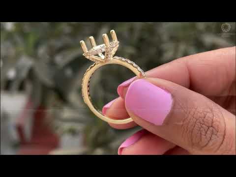 [Youtube Video of Semi Mount Engagement Ring]-[Ouros Jewels]